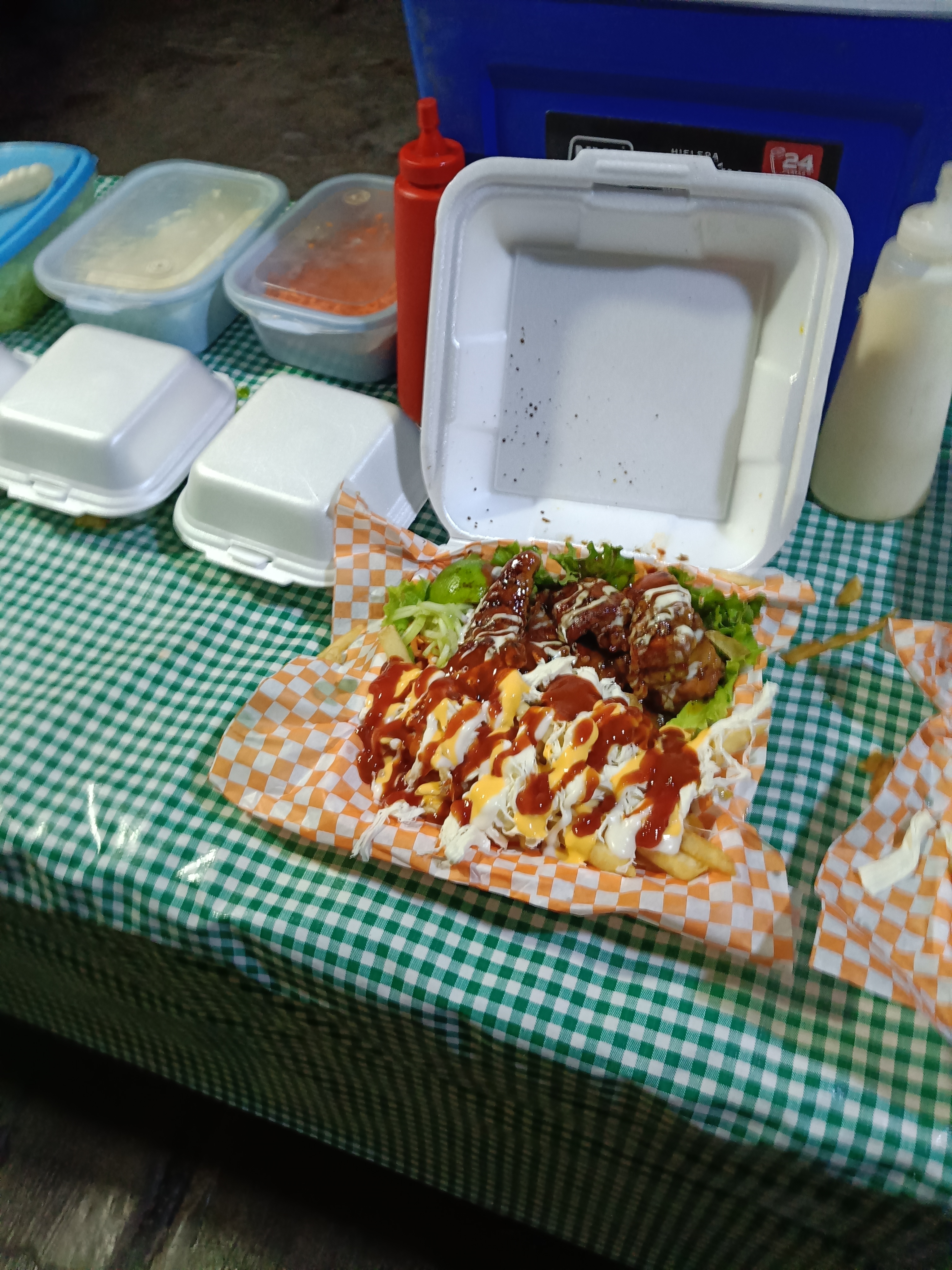 Cómbo alitas + papas