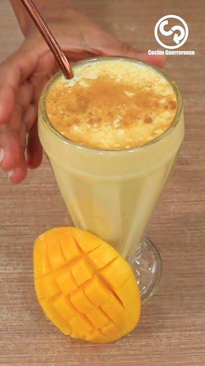 Jugo de mango el leche 