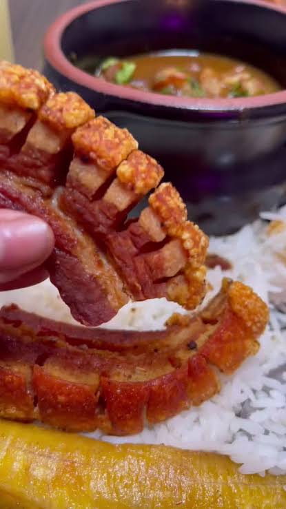 Menu del día chicharron