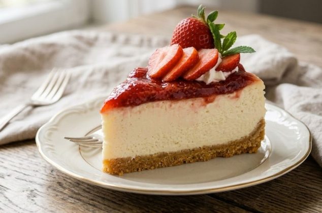 Mini strawberry cheesecake