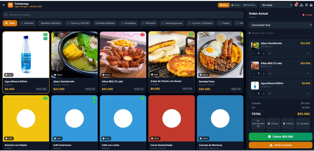 Video demo de TuOrdenApp